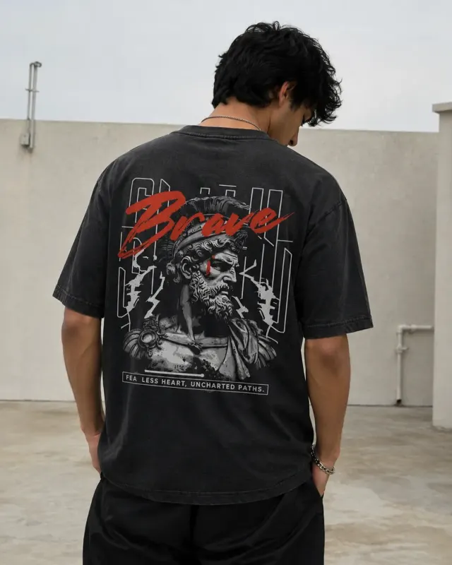 Brave Warrior Oversized T-Shirt
