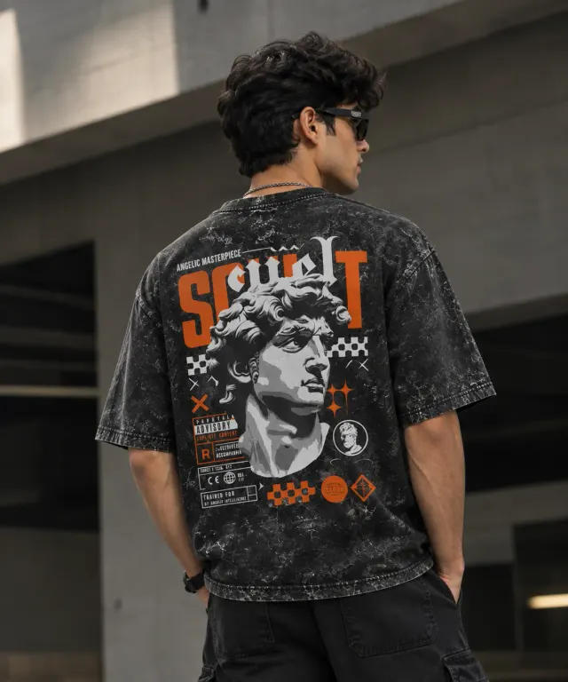 SCULPT — Angelic Masterpiece Acid Wash Tee