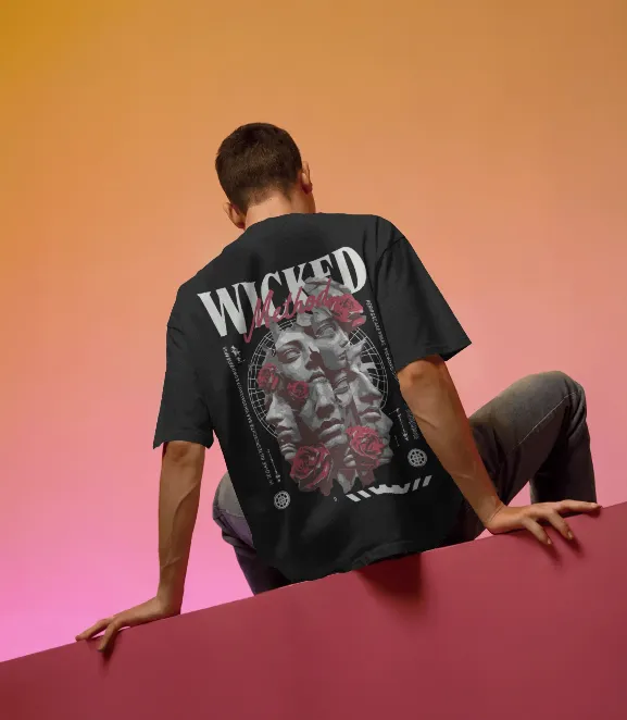Wicked Methods Oversized T-Shirt — view 4