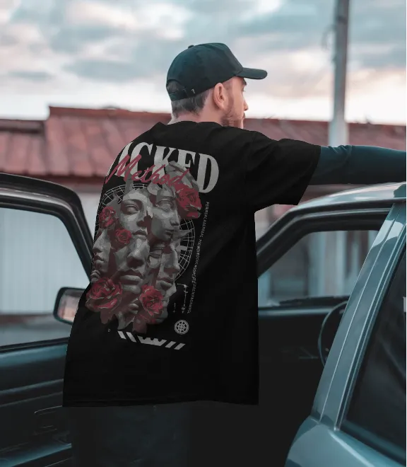 Wicked Methods Oversized T-Shirt — view 2