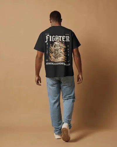 Fighter Warrior Oversized T-Shirt — view 6