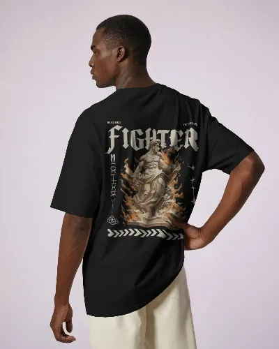 Fighter Warrior Oversized T-Shirt — view 8