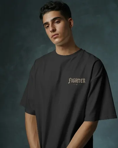 Fighter Warrior Oversized T-Shirt — view 7