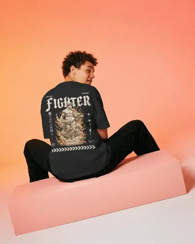 Fighter Warrior Oversized T-Shirt — view 10