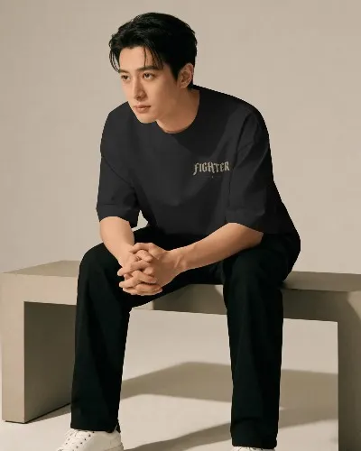 Fighter Warrior Oversized T-Shirt — view 9