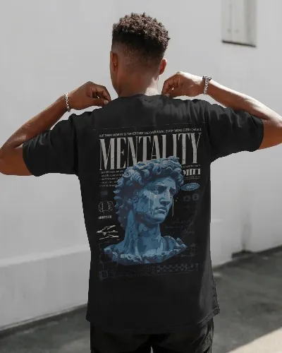 Mentality Oversized T-Shirt — view 2