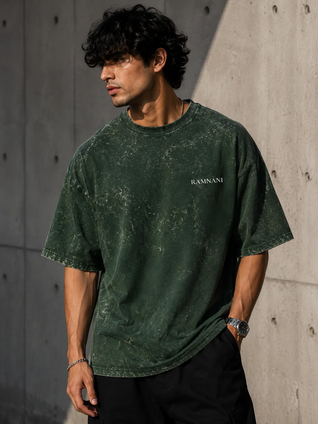 Chase Gains Acid Wash Tee — view 3