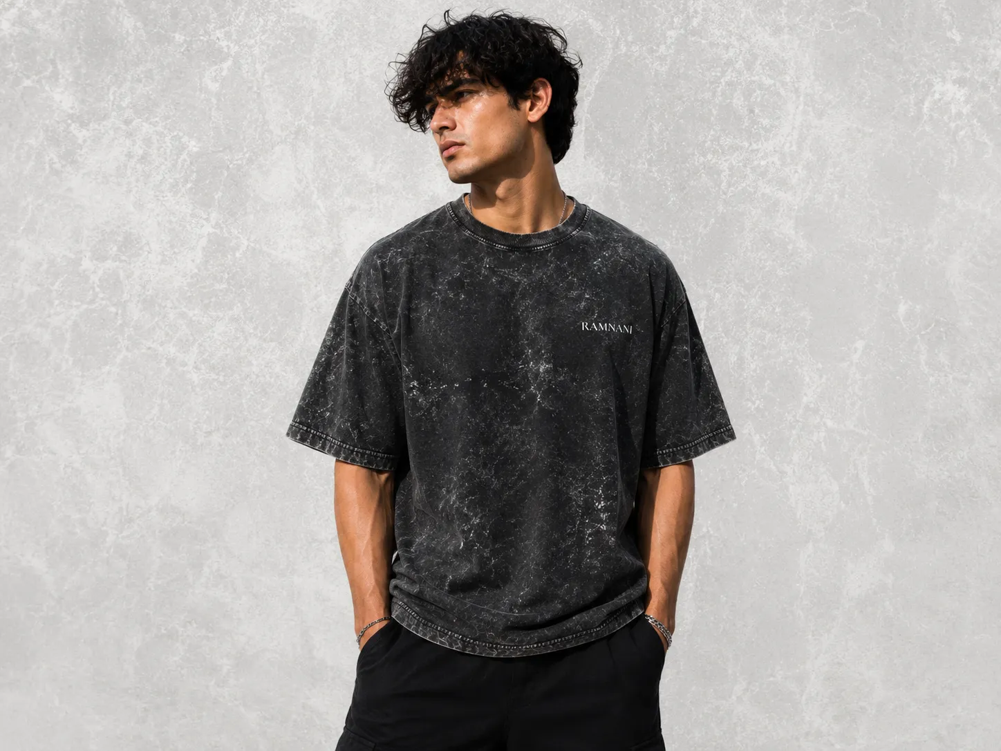 Chase Gains Acid Wash Tee — view 2
