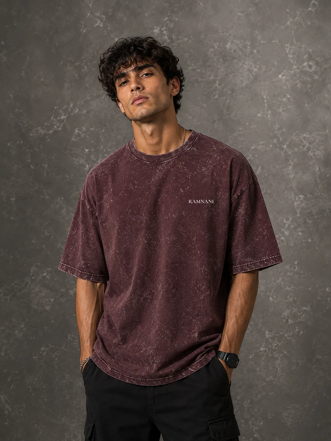 Chase Gains Acid Wash Tee — view 6